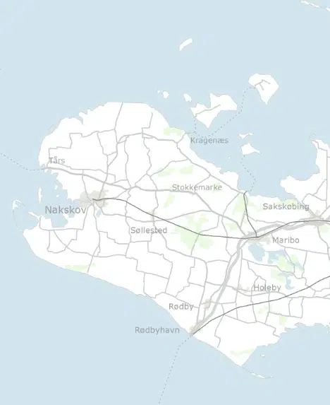 Kortudsnit fra Borger-GIS'en