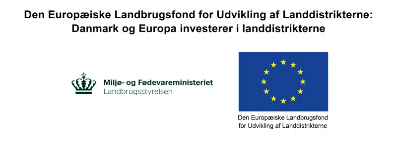 Logo fra Den Europæiske Landbrugsfond samt Miljø- og Fødevareministeriet
