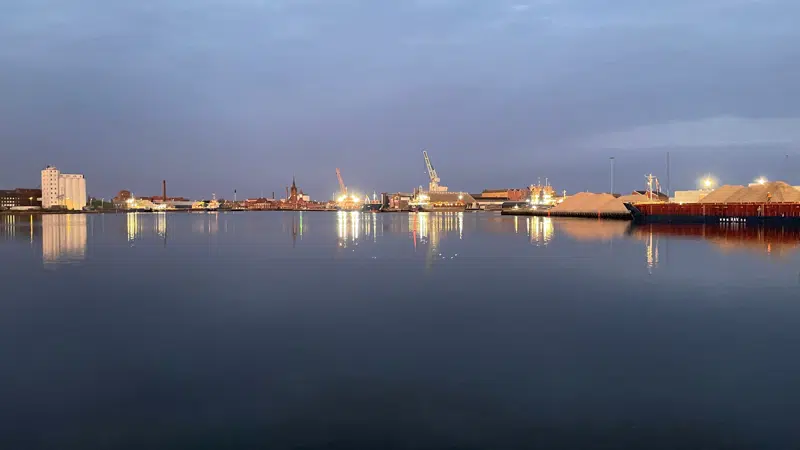 Nakskov Havn en aftenstund 