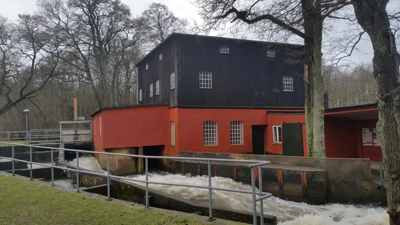Foto af fisketrappen ved Klostermølle