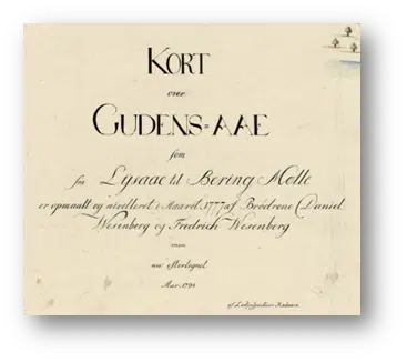 Eksempel på korthoveder fra de to kortsæt