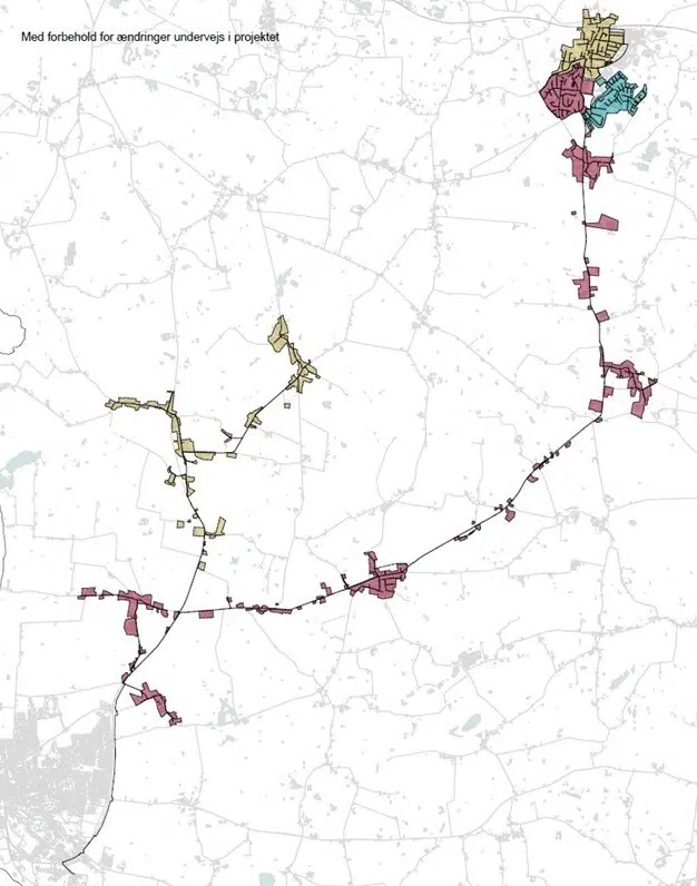 Kort over udvidelsesområde